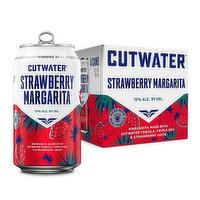 Cutwater Strawberry Margarita (4-pack), 48 Ounce