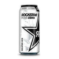 Rockstar Pure Zero Silver Ice, 16 Ounce