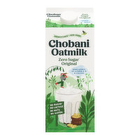Chobani Zero Sugar Original Oat Drink, 52 Ounce