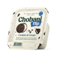 Chobani Flips Cookies & Cream, 4.5 Ounce