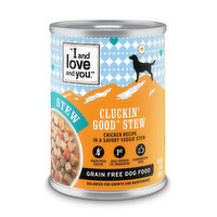 I and Love and You Cluckin' Good Stew Dog Food, 13 Ounce