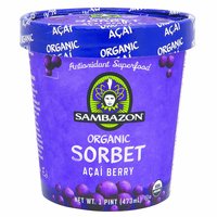 Sambazon Organic Acai Berry Sorbet, Original, 1 Pint