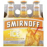 Smirnoff Premium Screwdriver, Bottles (Pack of 6), 67.2 Ounce