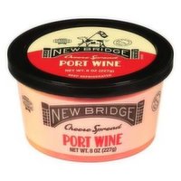 New Bridge Port Wine Cheese Spread, 8 Ounce