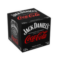 Jack Daniel's Wiskey & Coke Ready to Drink (4-pack), 48 Ounce