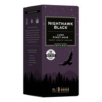 Nighthawk Black Pinot Noir, Lush, 3 Litre