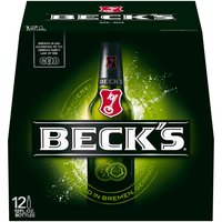 Becks, Bottles (Pack of 12), 144 Ounce