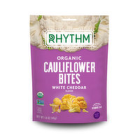 Rhythm Cauliflower Bites White Cheddar, 1.4 Ounce