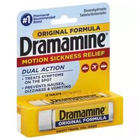 Dramamine Motion Sickness Relief Tablets, 50 mg, 12 Each