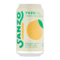 Sanzo Yuzu Sparkling Water (Single), 12 Ounce