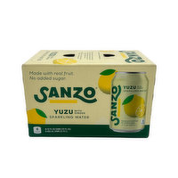 Sanzo Yuzu Sparkling Water (6-pack), 72 Ounce