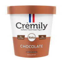 Cremily Chocolate French Frozen Yogurt, 16 Ounce