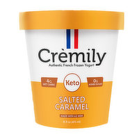 Cremily Salted Caramel French Frozen Yogurt, 16 Ounce