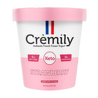 Cremily Strawberry French Frozen Yogurt, 16 Ounce