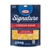 Kraft Signature Cheddar Blend Natural Cheese, 8 Ounce