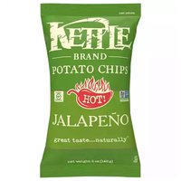 Kettle Hot Jalapeno Potato Chips, 5 Ounce