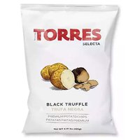 Torres Black Truffle Premium Potato Chips, 125 Gram