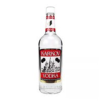 Karkov Vodka with Glass, 750 Millilitre