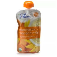 Plum Organics Stage 2, Sweet Potato Mango Millet, 3.5 Ounce