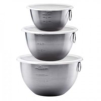 Stainless Steel Mixing Bowls (set of 3), 1 Each