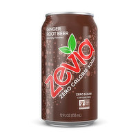 Zevia Zero Calorie Ginger Root Beer (Single), 12 Ounce