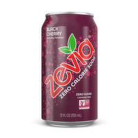 Zevia Zero Calorie Black Cherry Soda (Single), 12 Ounce