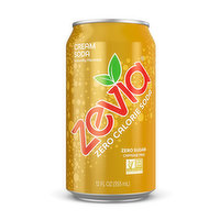 Zevia Zero Calorie Cream Soda (Single), 12 Ounce