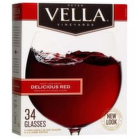 Peter Vella Grape Wine, Delicious Red, 5 Litre