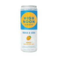 High Noon Vodka, Mango, Cans (4-Pack), 1420 Millilitre