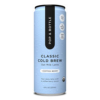 Pop & Bottle Oat Latte Cold Brew Classic, 8 Ounce