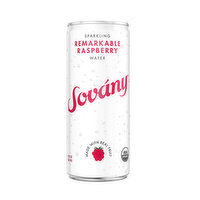 Sovany Sparkling Water Raspberry (Single), 12 Ounce