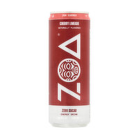 ZOA Zero Sugar Cherry Limeade Energy Drink, 12 Ounce