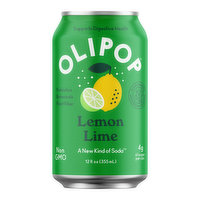 Olipop Lemon Lime, 12 Ounce