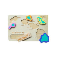 Keiki Kaukau Toy Puzzle Hawaiian Islands, 1 Each