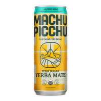 Machu Picchu Yerba Zero Sugar Alpine Mint, 12 Ounce