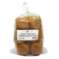 Cream & Sugar Coconut Rolls (6-pack), 9 Ounce