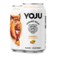 Yoju Mango Yogurt Soju (4-pack), 48 Ounce