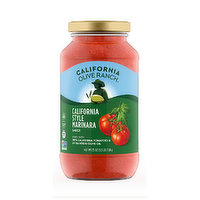 California Olive Ranch Pasta Sauce Marinara, 25 Ounce