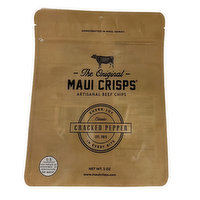 Maui Crisps Cracked Pepper Jerky, 2 Ounce