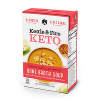 Kettle & Fire Keto Spicy Cauliflower Bone Broth Soup, 16.9 Ounce