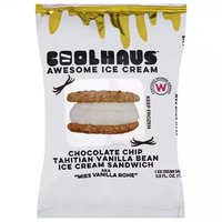 Coolhaus Ice Cream Sandwiches, Vanilla & Chocolate Chip Cookie, 5.8 Ounce