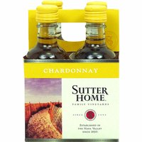 Sutter Home Chardonnay, Bottles (Pack of 4), 748 Millilitre