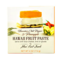 Maui Fruit Jewels Hawaii Fruit Paste Chili Pineapple, 4 Ounce