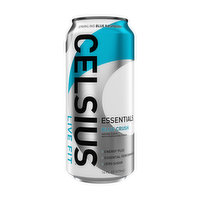 Celsius Live Fit Essentials Energy Drink Sparkling Blue Raspberry, 16 Ounce