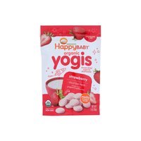 HappyBaby Organic Yogurt & Fruit Snacks, Strawberry, 1 Ounce