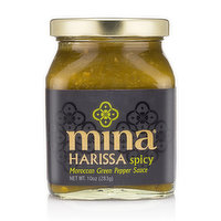 Mina Harissa Spicy Green Pepper, 10 Ounce