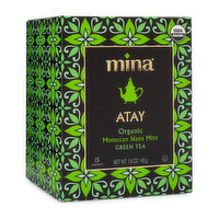 Mina Morrocan Nana Mint Green Tea, 15 Each