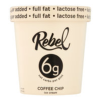 Rebel Coffee Chip Ice Cream, 16 Ounce