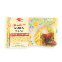 Sun Noodle Okinawa Soba with Soup, 14.7 Ounce