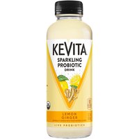 Kevita Organic Sparkling Probiotic Drink, Lemon Ginger, 15.2 Ounce